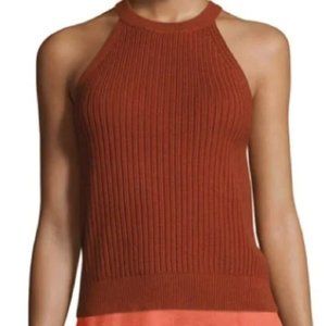 Theory | Rust Knit Tank Top